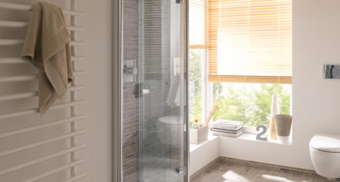 Opvouwbare douchecabine ideaal voor kleine badkamer