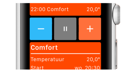 ​Thermostaat nu ook te besturen met Apple Watch