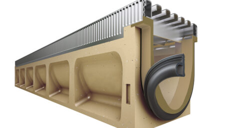 ​Nieuwe afwateringsgoot voorkomt vervuiling