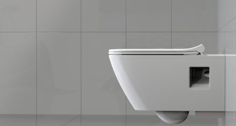 Dunne closetzitting is nauwelijks zichtbaar