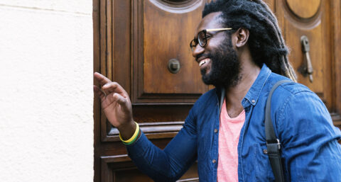 Foto`s maken gebruik deurintercom eenvoudig