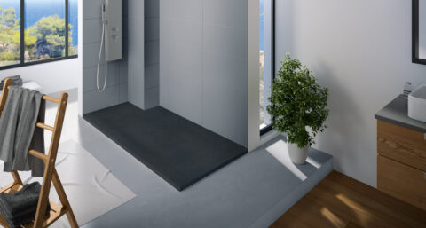 Inloopdouche met strakke vloer op maat te maken