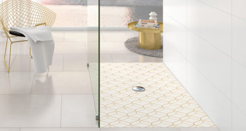 Speciale douchevloeren maken badkamer uniek