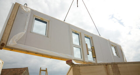 Prefab wint terrein in bouw- en installatiebranche