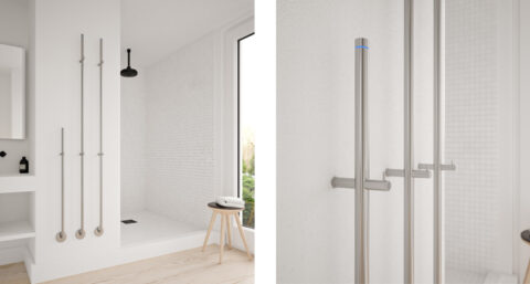 Warme handdoek, minimalistisch design