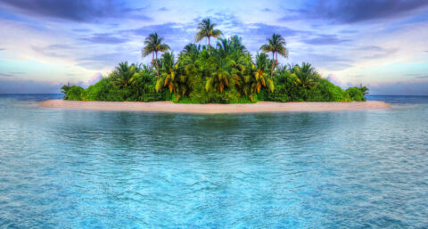 Kunstmatig eiland voor energieopslag