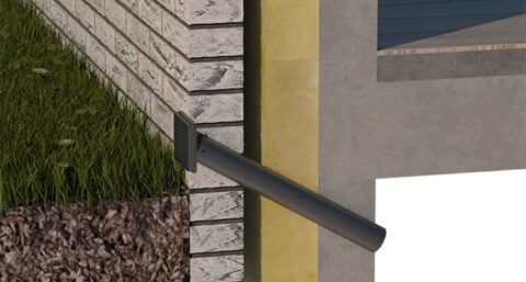 Goede ventilatie in de kruipruimte  door vernieuwde renovatiekoker