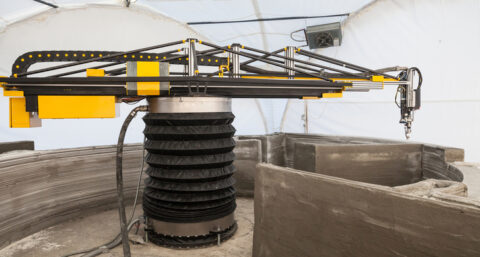 3D-printer bouwt huis in één dag