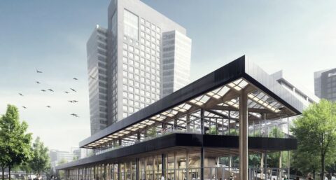 Creatieve en innovatieve werktuigbouwkundige oplossingen in circulair paviljoen ABN AMRO