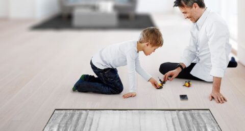 Elektrisch vloerverwarmingsprogramma koren op de molen all electric huizen