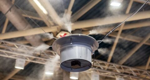 Woonhuisbevochtiging voor industriële ruimtes