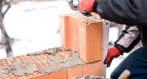 Doormetselen bij -10 met vernieuwd cement