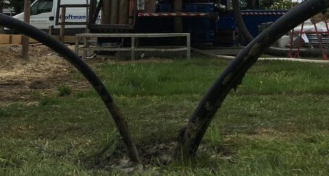 Dubbelverbuisd boren en thermisch geleidend grout laten bron optimaal presteren