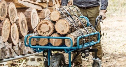 Ontlast je rug met accu kruiwagen