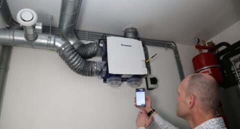 Slimme ventilatie-unit onderdeel van pilot NOM-woningen