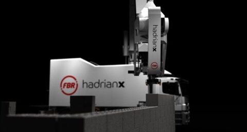 Metselrobot klaar om 1000 bakstenen per uur te metselen