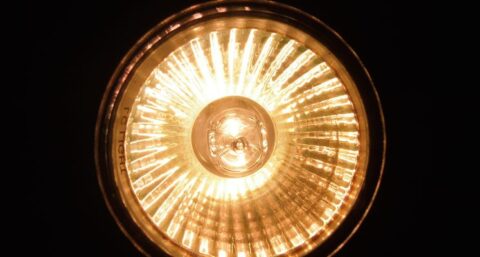 Het doek valt voor halogeen