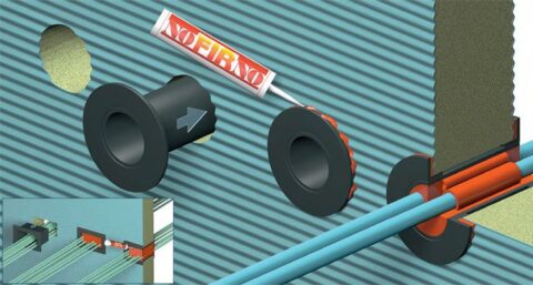 Nieuw kunststof doorvoersysteem is van brandveilig én licht van gewicht