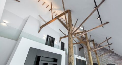 Los slechte akoestiek in woning op met esthetische plafondoplossing