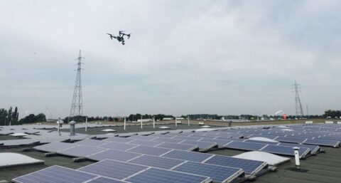 Sterke zonkracht voordelig voor snelle pv-inspectie met drones