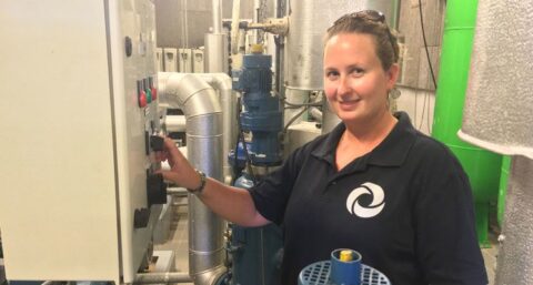 Werken aan waterinstallaties