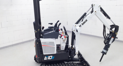 Nieuwe 1 tons minigraafmachine is compact en volledig elektrisch