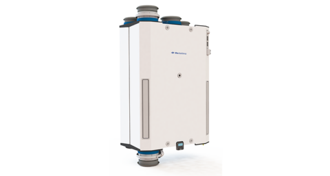 Slimme wtw-unit ventileert en bespaart