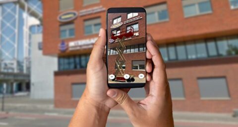 Kies de juiste hoogwerker dankzij Augmented Reality functie in mobiele app