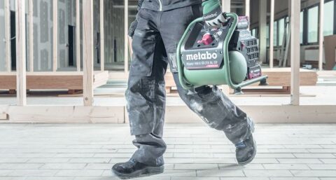 Eerste professionele 18 Volt accu-compressor is licht en compact