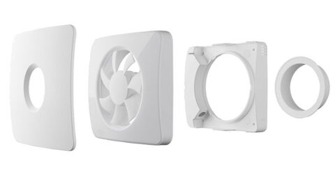 Slimme ventilator detecteert geur, vocht en licht