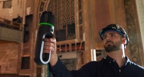 Deze mobiele laserscanner maakt scannen lastige ruimtes een stuk eenvoudiger