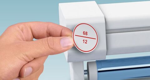 Voorbedrukte, zelfhechtende etiketten voor codering van stroomcircuit