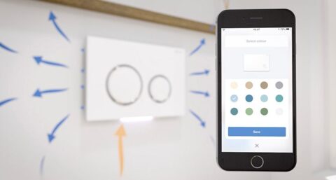 Minder stank op de wc met de Geberit Home-app