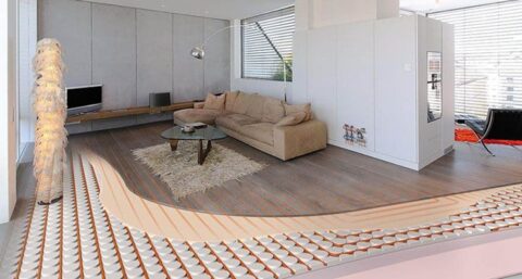 Ultradunne en ultralichte vloerverwarming