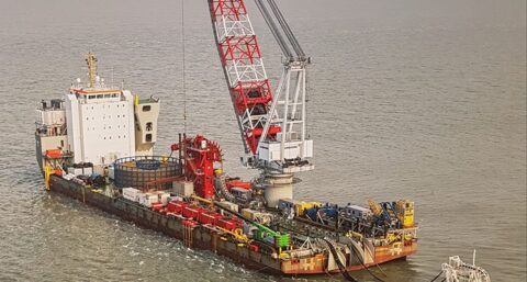 Kraanmachinist op zee