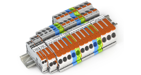 ’10 mm² aansluitklemmen zonder gereedschap aansluiten’