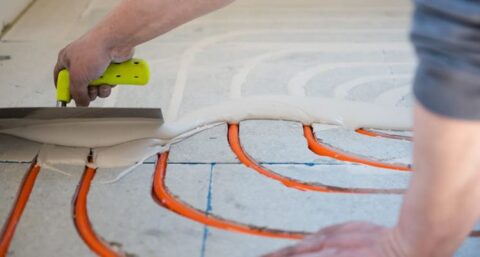 Knauf Brio dekvloer is nu ook geschikt voor vloerverwarming