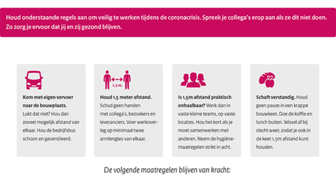 Samen veilig doorwerken in tijden van corona