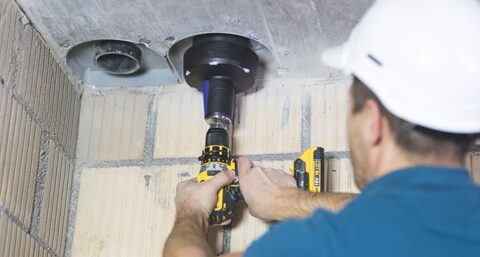 Nieuwe maten Geberit buisschaaf voor schroefmachine