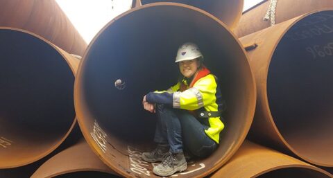 Een taart in een 3D-model