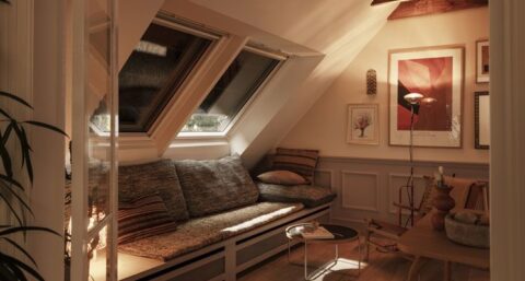 Energie-efficiënte warmte- en zonwering voor Velux dakramen