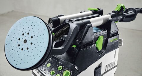 Nieuwe langnek-schuurmachine van Festool