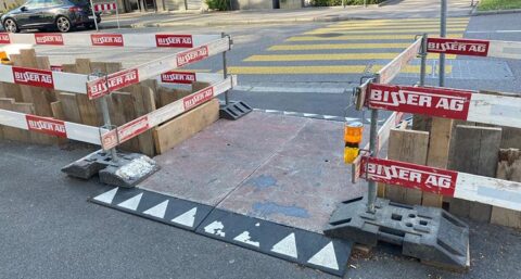 Zwitserse opritten voor rijplaten