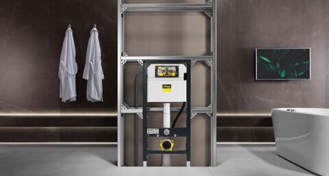 Kunststof buishouder van Viega