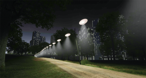 Duurzame (straat-)verlichtingsinstallatie in Victoriapark Eindhoven