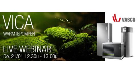 Live webinar over de Vasco Vica Warmtepompen