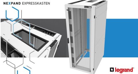 Nieuwe modulaire Nexpand Express datakast van Legrand