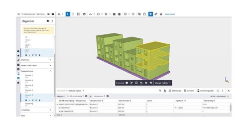 Implementatie van Construsofts cloudplatform Trimble Connect biedt Van der Heijden 2D- en 3D-modellen in real time