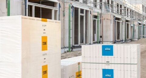 Bekende gele pakketten Ytong en blauwe pakketten Silka verdwijnen