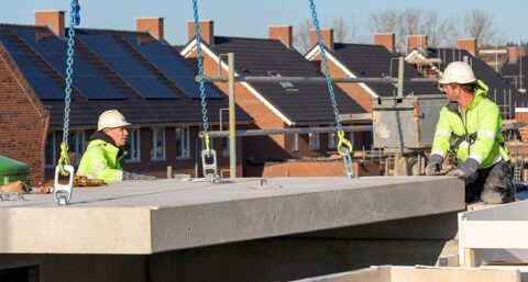 Sneller bouwen met prefab VBI Integraalvloer met geïntegreerde technische installaties